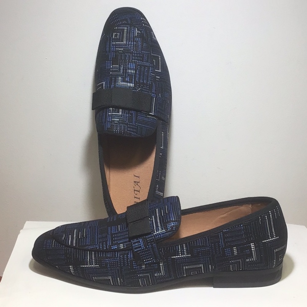 Formal Blue Slip-on
